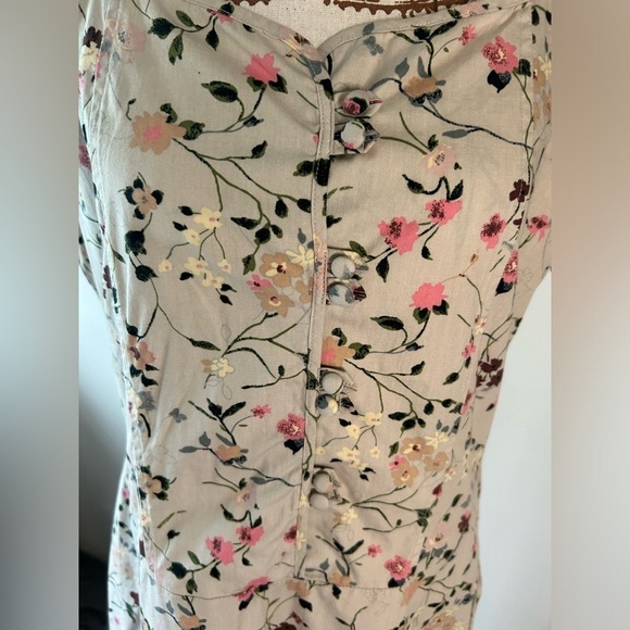The Territory Ahead 100% cotton feminine floral dress size 10 - Picture 8 of 14